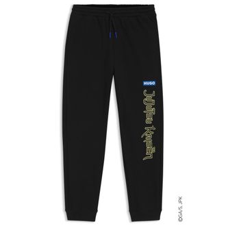HUGO BOSS x Jujutsu Kaisen tracksuit bottoms in cotton terry