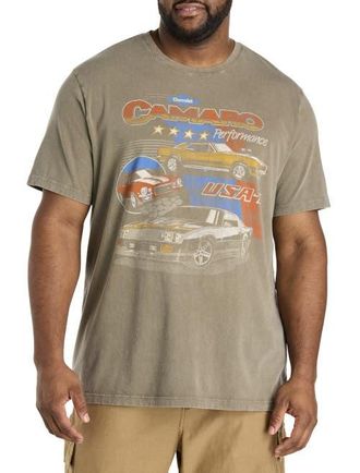 Lucky Brand Big & Tall Camaro Montage Graphic Tee in Stone Grey at Nordstrom, Size 2X Big