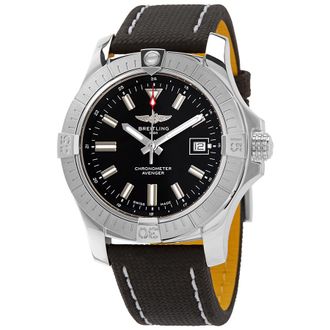 Breitling Pre-owned Breitling Avenger Automatic Black Dial Mens Watch A17318101B1X1