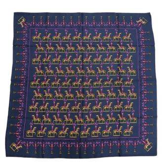 Hermès Pre-owned Scarves, female, Multicolor, Size: ONE SIZE Pre-owned Silk scarves