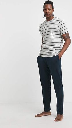 Jacamo Stripe Jersey Pyjama Set