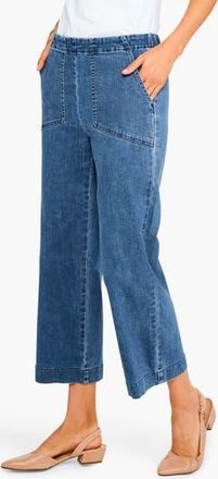 Nic+Zoe All Day Wide Leg Crop Jeans in Pacific at Nordstrom Rack, Size 12