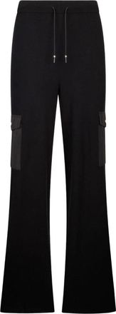Liu Jo Zwarte Broek - Dames - Wijde Broeken - Zwart - M - Broeken