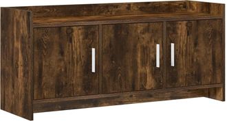 vidaXL Mueble De Tv 102 X 33 X 47 Cm Roble Ahumado Vidaxl