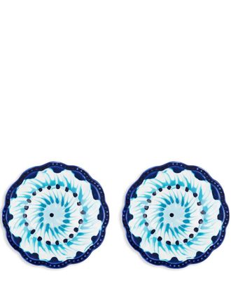 Aquazzura Set di 2 piatti fondi Alegria - Blu