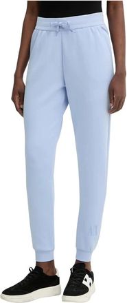 A|X Armani Exchange Broeken, Dames, Blauw, L, Polyester, Trainingsbroeken