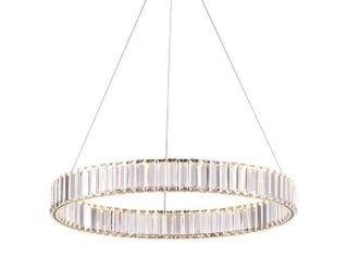 Bohemia Design Bohemia - Brass 40 Al - L&aacute;mpara De Ara&ntilde;a Led De Cristal Con Anillo 40 Cm De Lat&oacute;n