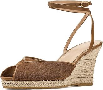Veronica Beard Pasina Strappy Sandals Womens Sandals Chestnut : 8.5 M, Suede