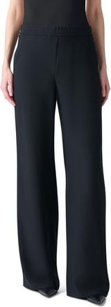 Akris Filibert Virgin Wool Blend Pants in Black at Nordstrom, Size 10