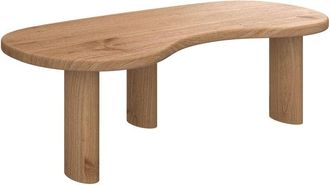 Rendez-Vous D&eacute;co Mesa De Centro Org&aacute;nica De Madera Maciza De Mindi - Brandan