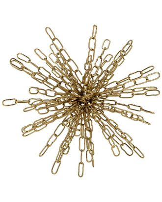Sagebrook Home Decorative Chain Orb Sculpture