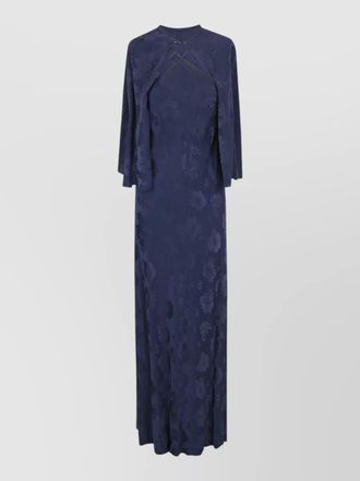 Forte_Forte floral-jacquard halterneck maxi dress