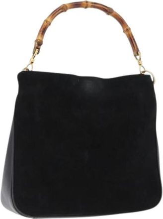 Gucci Pre-owned Vintage Handtas - Dames - Vintage Handtas - Zwart - ONE Size - Leer - Vintage