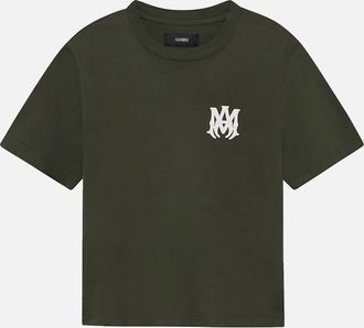 Amiri Womens Womens MA Core Logo T-Shirt Green - Size: 10/8
