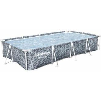 Bestway Piscine Hors Sol Tubulaire Bestway - Steel Pro - 366 X 201 X 66 Cm - Rectangulaire - D&eacute;cor Graphique