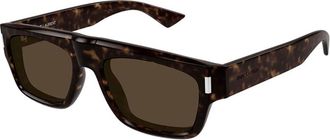 Saint Laurent Mens Black Square Sunglasses SL762 002