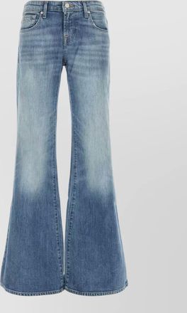 7 For All Mankind low-rise flared jeans