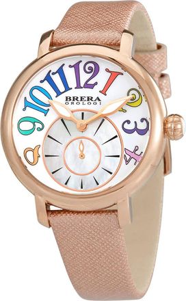 Brera Orologi Valentina Modern Quartz White Dial Ladies Watch BRVAMO3802-RGD-SAF