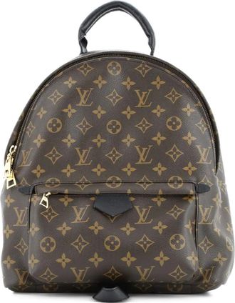 Louis Vuitton 2018 Monogram Palm Springs MM canvas rugzak - Zwart