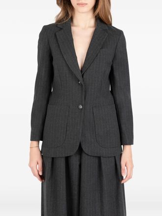 Société Anonyme Blazer met krijtstreep - Grijs