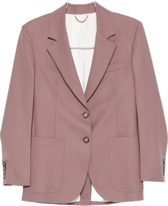 Victoria Beckham Blazer monopetto - Viola
