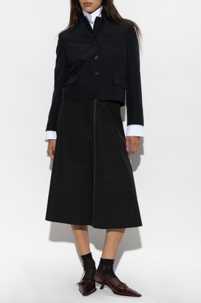 Marni Blazer With Single Vent, Womens, Black