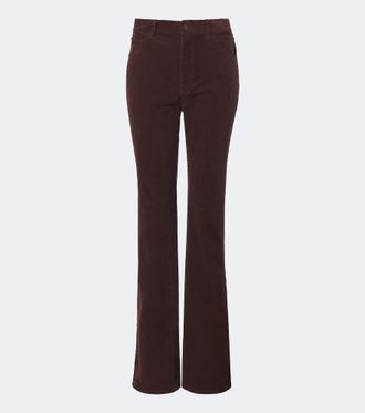 Nili Lotan Joan cotton-blend corduroy straight pants
