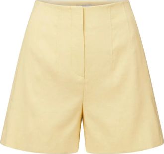Veronica Beard Shorts a vita alta - Giallo
