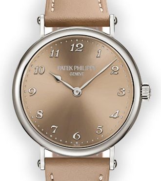 Patek Philippe Calatrava Automatic Brown Dial Ladies Watch 7200-50G-001