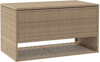 vidaXL Cojines para exterior beige 100x55x55,5 cm ratán sintético Vidaxl