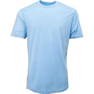 Lords of Harlech Cassius Merino Wool Jersey Crew Neck T-Shirt in Blue at Nordstrom, Size Xx-Large