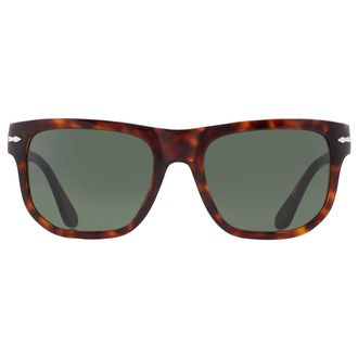 Persol Green Square Unisex Sunglasses PO3306S 24/31 55