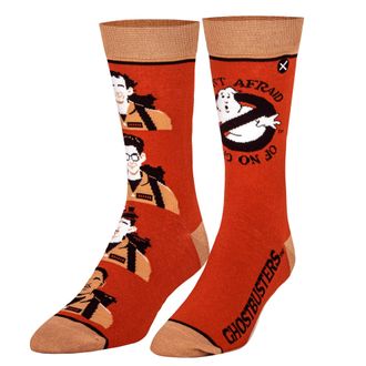 Odd Sox Mens Crew Socks - I Aint afraid (Ghostbusters)-(UK 6-12 | EU 40-46)