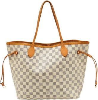 Louis Vuitton Pre-owned Tote Bags, female, White, Size: ONE SIZE Pre-owned Coated Canvas Tote