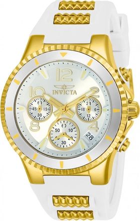 Invicta BLU Chronograph Silver Dial Ladies Watch 24187