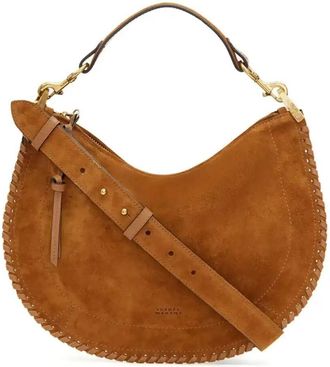 Isabel Marant Oskan Soft Zipped Cross Body Bag - Womens - Cotton/Calf Suede/Calf Leather