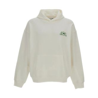 Lacoste Hoodies, male, White, Size: XL Multi Print Fleece Hoodie