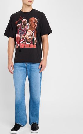 DOMREBEL Mens Michael Jordan Graphic T-Shirt
