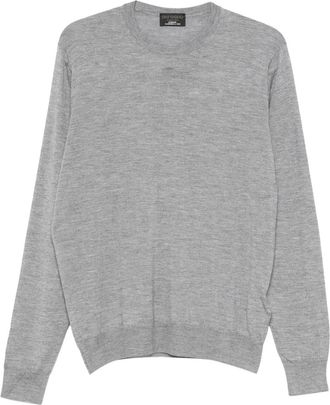 Dell'Oglio Sweater met ronde hals - Grijs