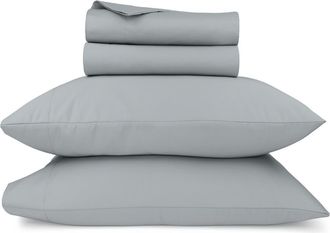 California Design Den Grand Indulgence 1000 Thread Count 100% Cotton Sateen Sheet Set in Light Grey at Nordstrom, Size King