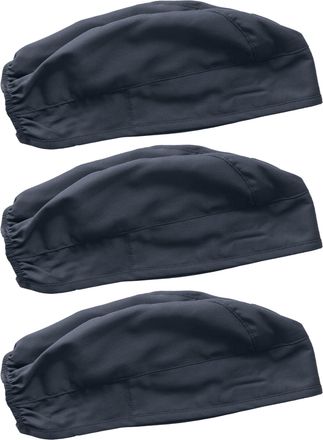 Cherokee Men and Women Scrub Cap with Adjustable Elastic Tie-Back Lightweight, Breathable No-Slip Unisex Surgical Cap - 2506, Pewter - 3 Pack, One Size