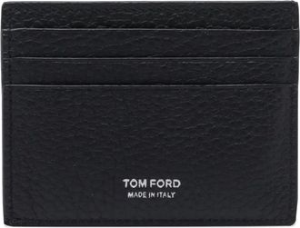 Tom Ford Portacarte con logo - Nero