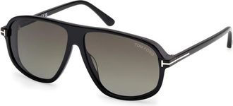 Tom Ford Guillaume Zonnebrillen - unisex - Zonnebrillen - Zwart - 61 MM - Accessoires