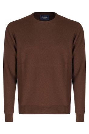 Drumohr Cashmere-Wool Blend Crew-Neck Sweater
