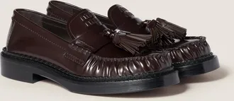 Miu Miu Tassel loafers in polished leather