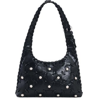 Desigual Studded Faux Leather Shoulder Bag in Black at Nordstrom