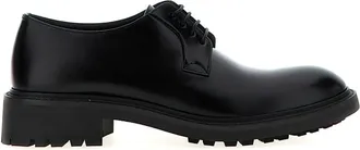 Saint Laurent Laced Shoes, male, Black, Size: 9 1/2 US Antoine 25 PL