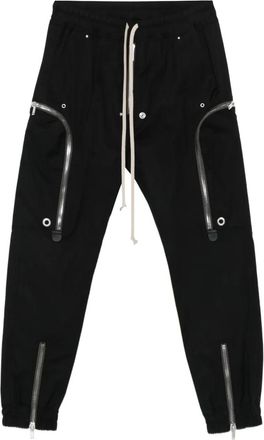 Rick Owens Bauhaus zip-detail trousers - Zwart
