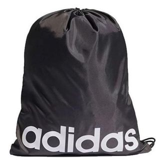 adidas Essentials Logo Gym Sack Black White GN1923