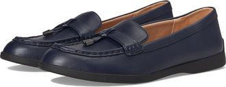 Life Stride Malta 3 Loafer/Moc Shoes Womens Dress Flat Shoes Lux Navy : 6.5 M (B), Faux Leather